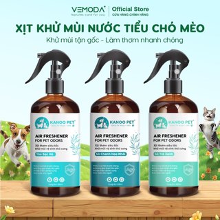  Xịt khử mùi nước tiểu chuồng trại và vật dụng chó mèo Kanoo Pet 500ml 