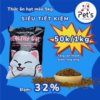 HEALTHY CAT - Hạt Thức Ăn Dinh Dưỡng Cho Mèo Từ 1 Tháng Tuổi - Túi 5kg Siêu Tiết Kiệm