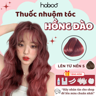  Thuốc Nhuộm Tóc Hồng Đào Hồng Ánh Đồng Hồng Pastel Hồng Trà Lên Màu Đẹp Nhuộm Tại Nhà Không Rát Da Đầu - HABOO trend 