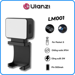  ULANZI LM001 - Đèn Trợ Sáng Mini Từ Tính Cho DJI Pocket 3 Pin 500mAh L168 