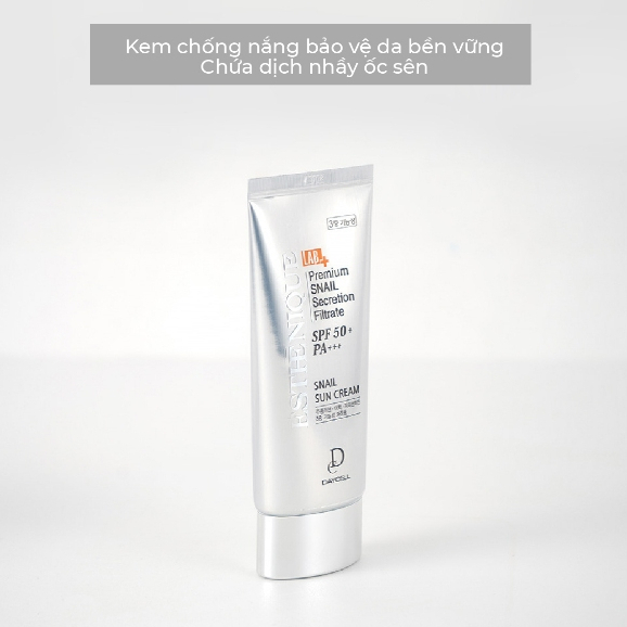Kem chống nắng ốc sên 6 màng lọc dưỡng trắng cải thiện nếp nhăn 6 màng lọc Daycell SPF 50+ PA+++ 70ml | BigBuy360 - bigbuy360.vn