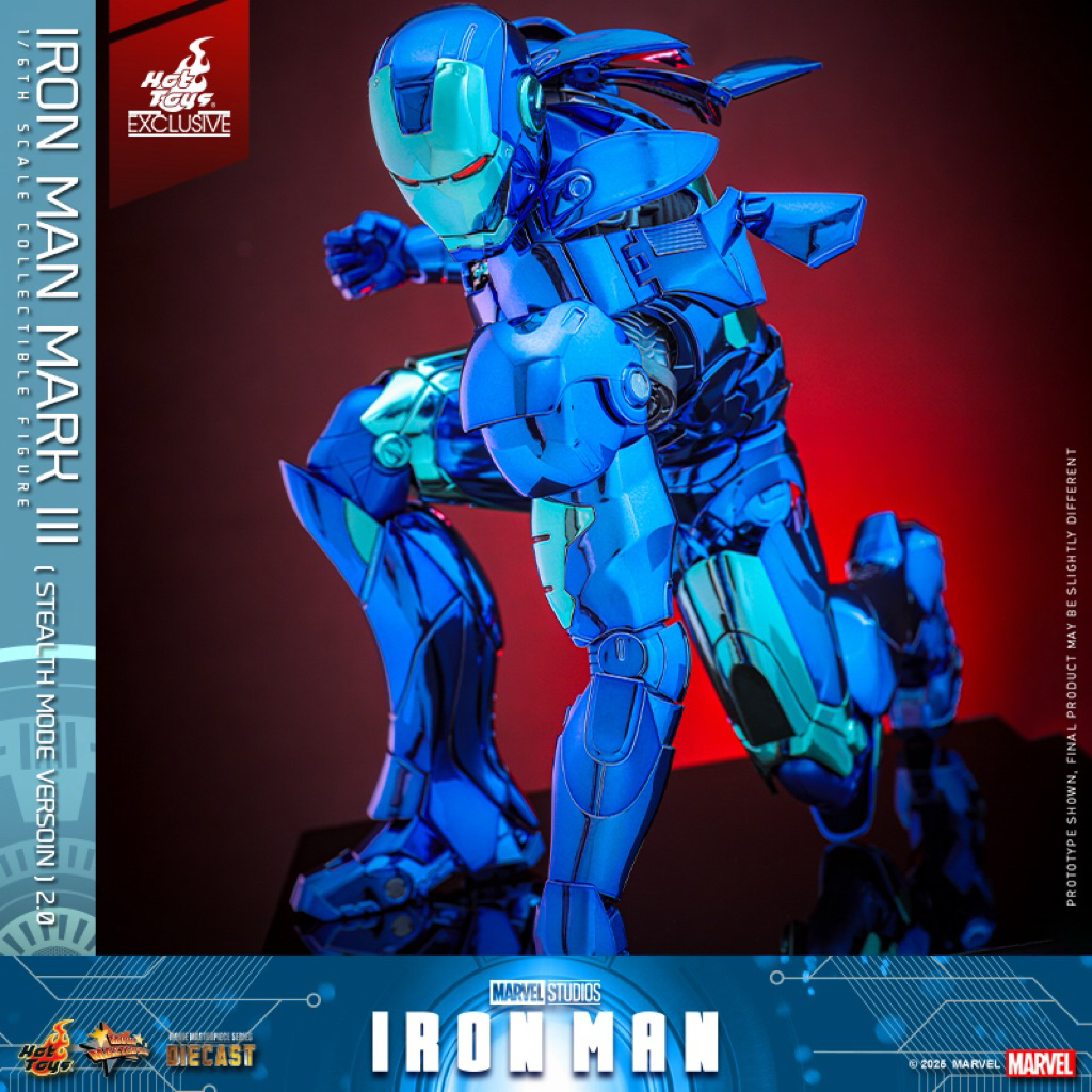 HotToys MMS814D71 Iron Man - Iron Man Mark III (Stealth Mode Version) 2.0