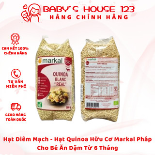 Tách lẻ - hạt diêm mạch organic quinoa hữu cơ markal pháp - gói 100gr