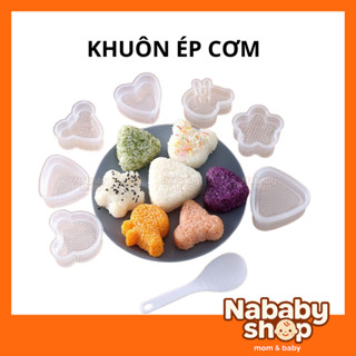  Khuôn làm cơm nắm bento khuôn cơm cho bé nhiều hình làm sushi onigiri nhật bản giúp trẻ ăn dặm 