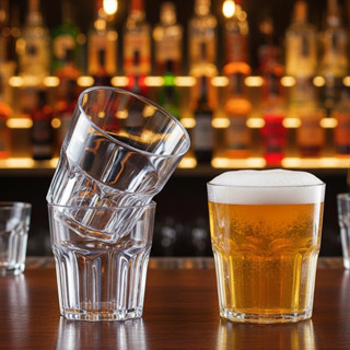  Hộp 6 Ly Thủy Tinh 8 Cạnh PCD22001 – Ly Uống Nước Uống Bia Cafe 305ml 