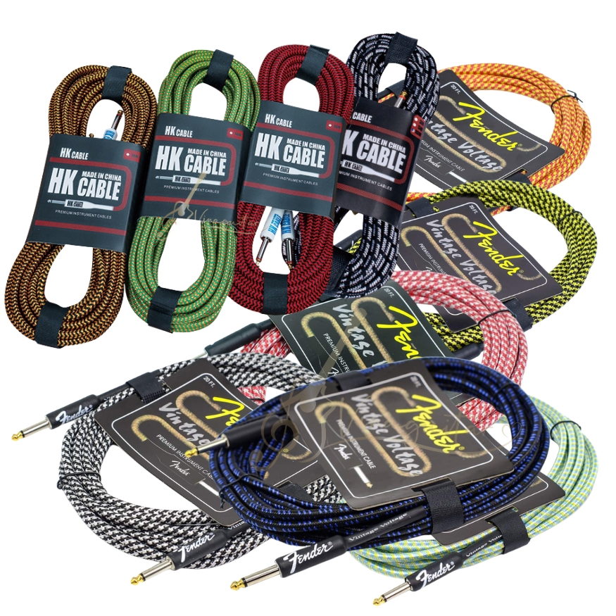 Dây Line (Jack 6 li) Fender HK cắm đàn Guitar ra loa dài 3m / 5M / 6m / 10m
