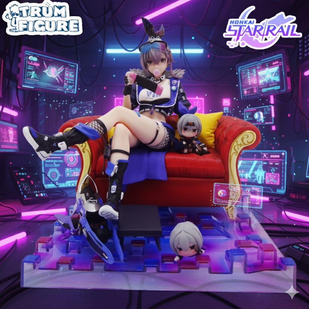 Mô Hình, Figure Character Silver Wolf Honkai Star Rail - Full Box Trùm Figure