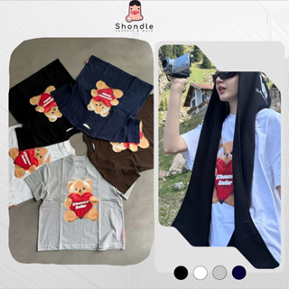  Áo Thun Nam Nữ Whenever Gấu Teddy Hình In Cao Cấp Vải Cotton 2 chiều Full Tag Mạc Chuẩn 