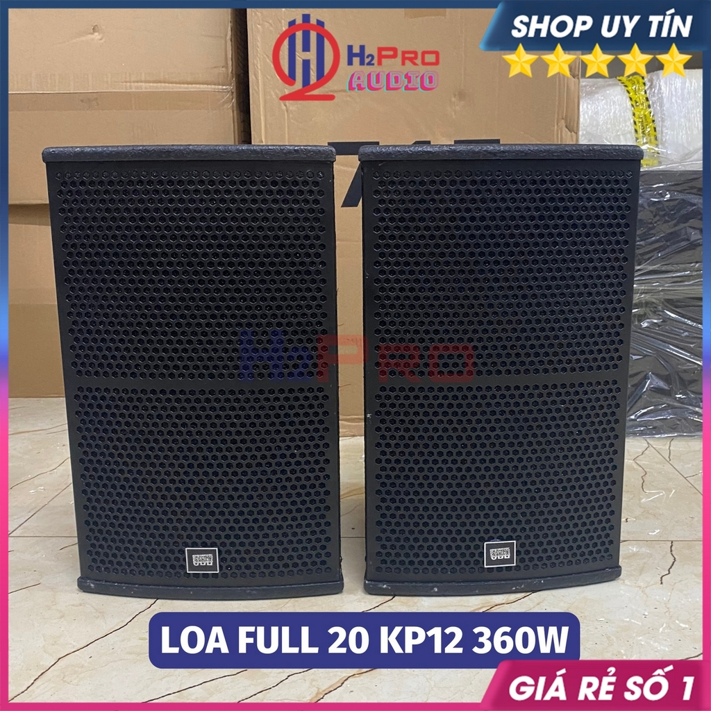Loa Trợ Lời Bass 20 KP12 360W Bãi Xịn ( 2 Chiếc, Tặng Dây), Loa Nhật Bãi 2 Tấc Nhỏ Gọn, Đánh Chất