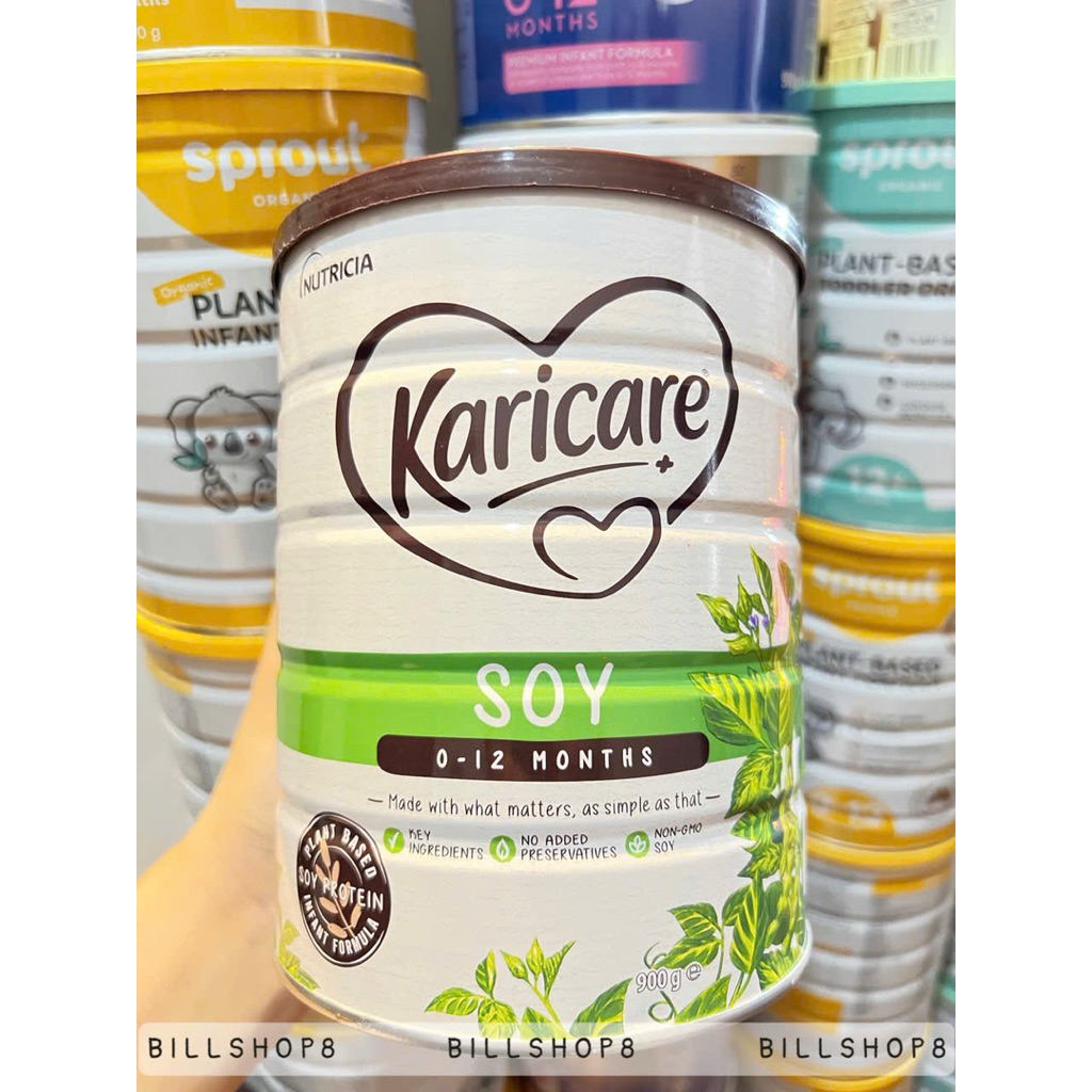 <HÀNG AIR> SỮA KARICARE SOY ÚC 900G - SỮA THUẦN CHAY CHO BÉ DỊ ỨNG