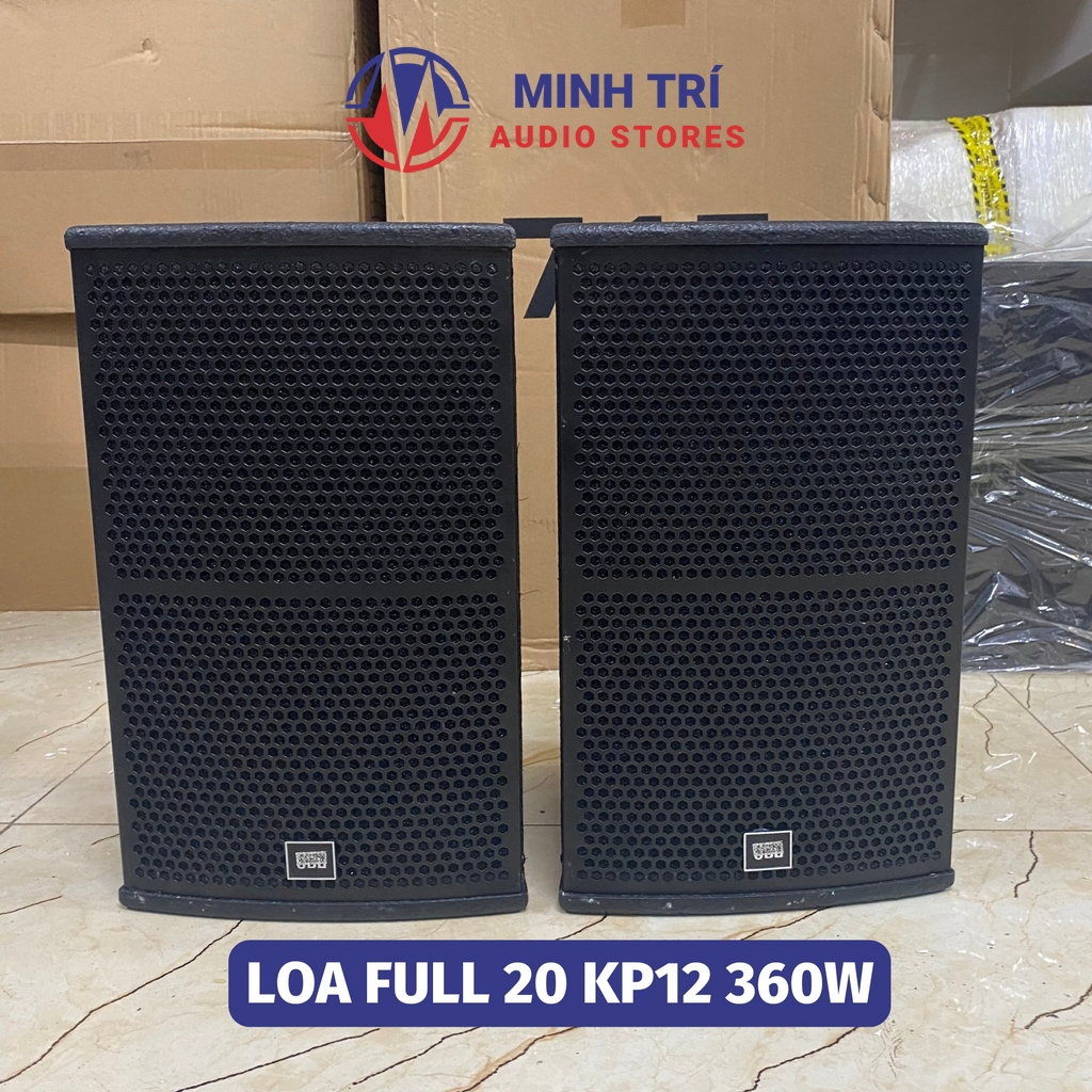 Đôi Loa Lời Bass 20 JB KP12 360W Bãi Xịn ( 2 Chiếc, Tặng Dây Neutrik ), Loa Full 20 Gọn, Đánh Chất