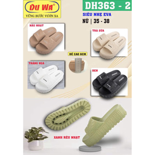  DUWA Dép nữ   quai ngang  363-2 đế xuồng 6cm chất Eva siêu nhẹ đủ màu 