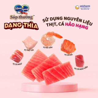 Súp Thưởng Cho Mèo Dạng Thìa Silver Spoon Nhật Bản, 5 Hương Vị Thơm Ngon, Bổ Sung Nước Tự Nhiên
