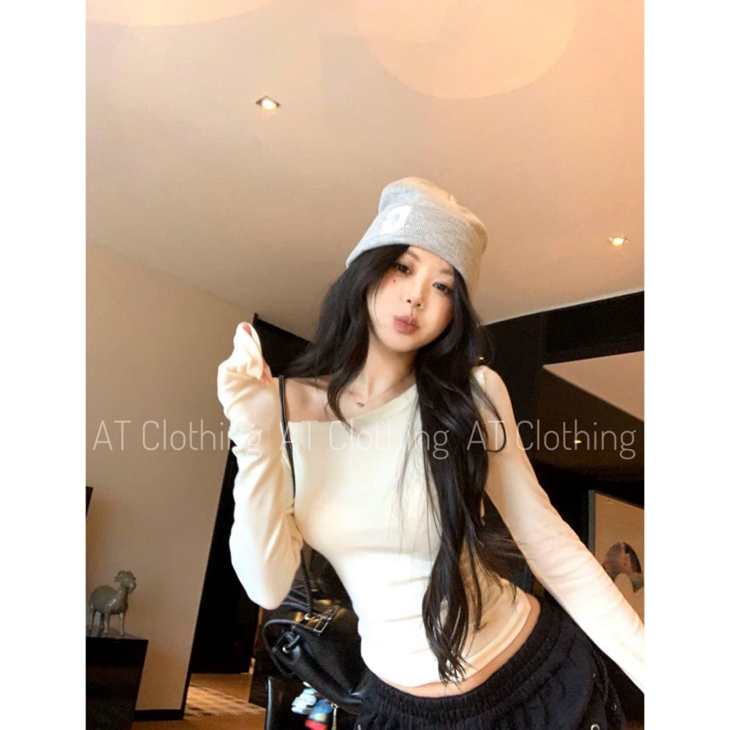 Áo Lệch Vai Tay Dài From Dài_AT CLOTHING.
