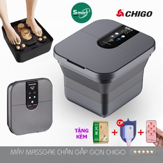 Máy Ngâm Chân Massage CHIGO Chống Giật - Bồn Ngâm Chân Massage Tự Động Làm Nóng Giữ Nhiệt Gấp Gọn