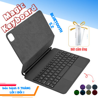  Bao Da Kèm Bàn Phím Bluetooth iPad Pro 11 13inch M1 M2 M3 iPad Gen 10  Gen 11 A16 iPad Aiir M1 M2 M3 - BẢO HÀNH 6 THÁNG 