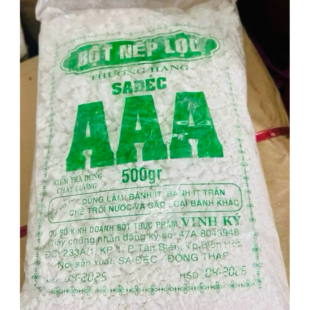 Bột nếp lọc, bột nếp gói sadec Aaa 500g