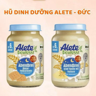 [10/2026][TEM PHỤ] Hũ Dinh Dưỡng ALETE Đức 190g, ngũ cốc dinh dưỡng Alete cho bé từ 6 tháng, mận nghiền, mận đen Gerber