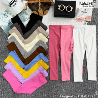 LEGGING DÀI CHO BÉ Vải Zip Chất Lượng Cao Quần Leggin Co Dãn, Quần Dài Thun Thu Đông Bé gái Tulalove