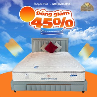  NỆM KIM CƯƠNG - Nệm lò xo túi cuộn Temper Premium cao cấp nâng đỡ đàn hồi êm ái ngủ ngon tiêu chuẩn khách sạn 4 sao 