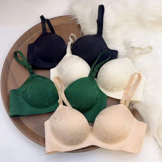  Combo 3 áo lót ngực su không gọng gấm 34-36-38-40 chất đẹp nâng 3cm 