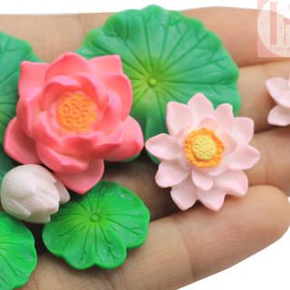 Bụi hoa sen trang trí tiểu cảnh, hồ cá