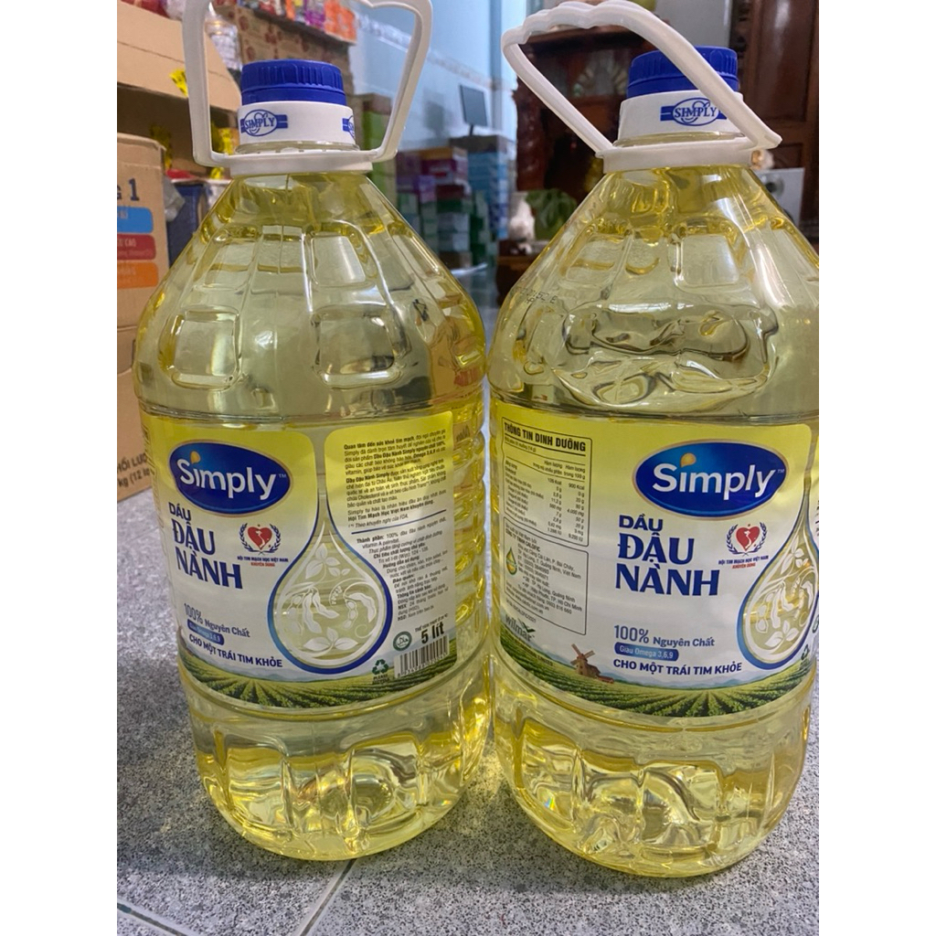 Dầu Ăn Simply Đậu Nành 5L