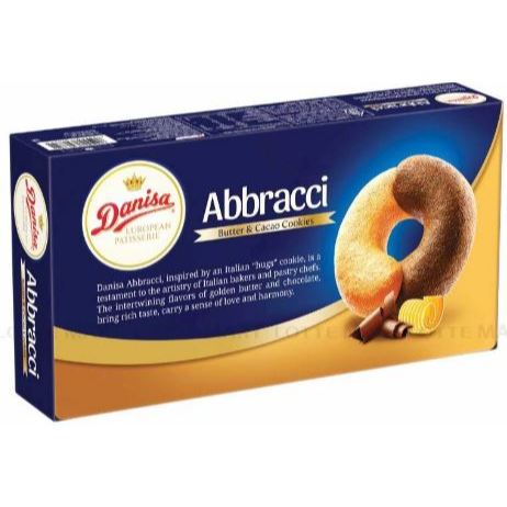 Bánh Quy Danisa Abbracci Vị Bơ Và Cacao Hộp 168G/150G