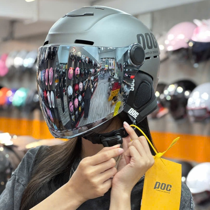 Nón POC P10 Kính Full Face Cao Cấp New 2025