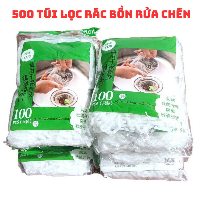 Combo 500 túi lọc rác bồn rửa chén Lưới Lọc Rác Bồn Rửa Chén