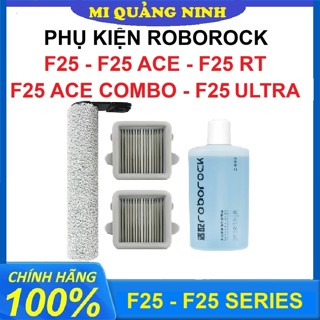 Phụ kiện máy hút bụi Roborock F25, F25 ULTRA, F25 ACE Combo, F25 ACE, F25 RT - Chổi lăn trước, màng lọc, nước lau sàn