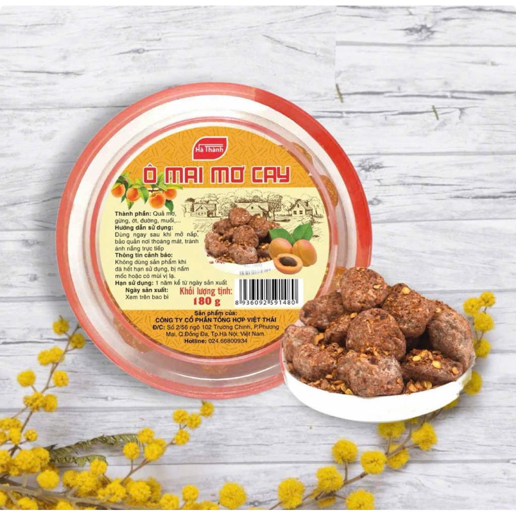 Ômai Mơ cay, mơ gừng , mơ xào, xí muội , cóc, me , mận ,,,..-Đặc Sản Hà Nội 180G