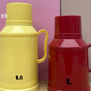  Ấm Phích Nước Bình Thuỷ Giữ Nhiệt Mini 1000ml Tone Màu Pastel Nhỏ Gọn Tiện Lợi Giữ Nhiệt 24h 