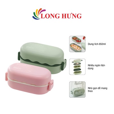 Hộp cơm 2 tầng BONBOX BTW30301 - Hàng chính hãng