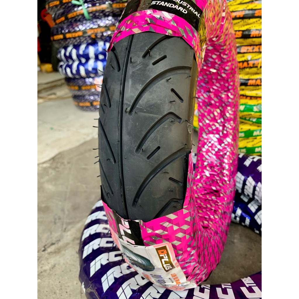 Vỏ lốp Dplus size 90/90-12 gắn trước xe LEAD, ACRUZO, SCR. Vỏ không ruột