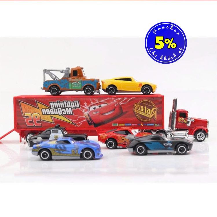 Bộ sưu tập xe hoạt hình Car – McQueen siêu tốc & xe tải 2025