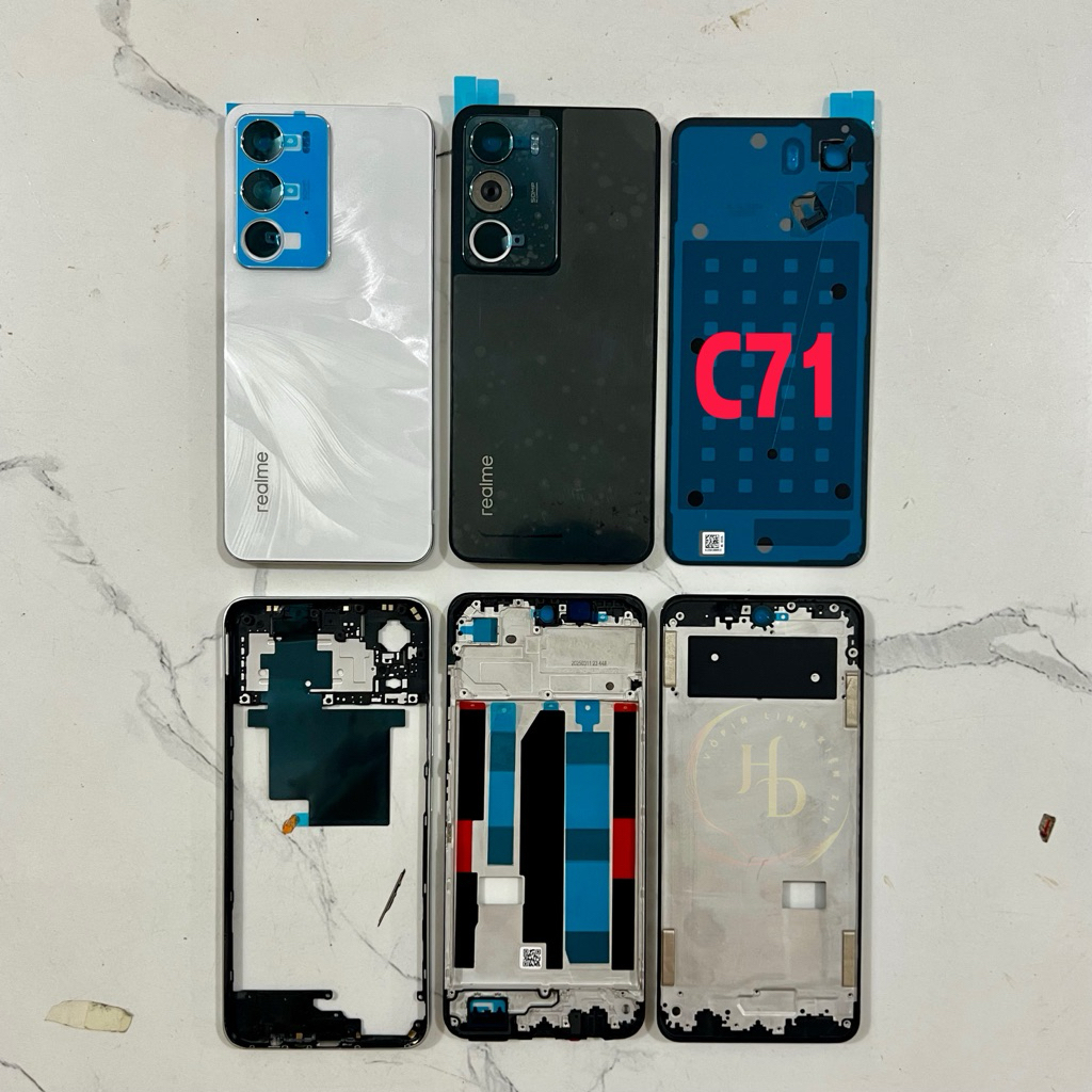 Vỏ bộ Realme C71 zin hãng kèm khay sim cụm kính camera theo vỏ, hàng đẹp lên máy chuẩn từng chi tiết thay thế sửa chữa