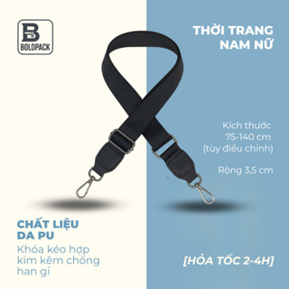 [Hoả tốc HN] Dây đeo chéo phụ kiện rời lẻ thay thế dây balo, túi đeo chéo, đeo vai 140x3,8cm (DxR)