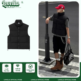 Áo Phao Gile, Áo Khoác Phao Cộc Tay Nam 2 Túi Mùa Thu Đông Mẫu Mới Hot Trend 2025