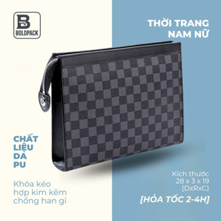 [Hoả tốc HN] Ví cầm tay thời trang nam Da Pu chống nước, phong cách trẻ trung, lịch sự, sang trọng