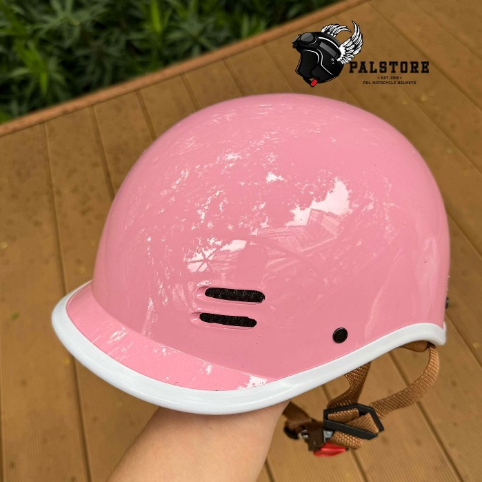 Mũ bảo hiểm cá heo Giá Rẻ nửa đầu đạt chuẩn kiểm định quatest - Đủ màu