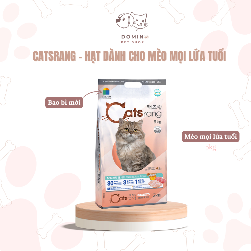 [GIÁ SỐC - DATE XA] [5KG] Hạt cho mèo - Thức ăn cho mèo mọi lứa tuổi Catsrang Wonder Cat,Today dinne