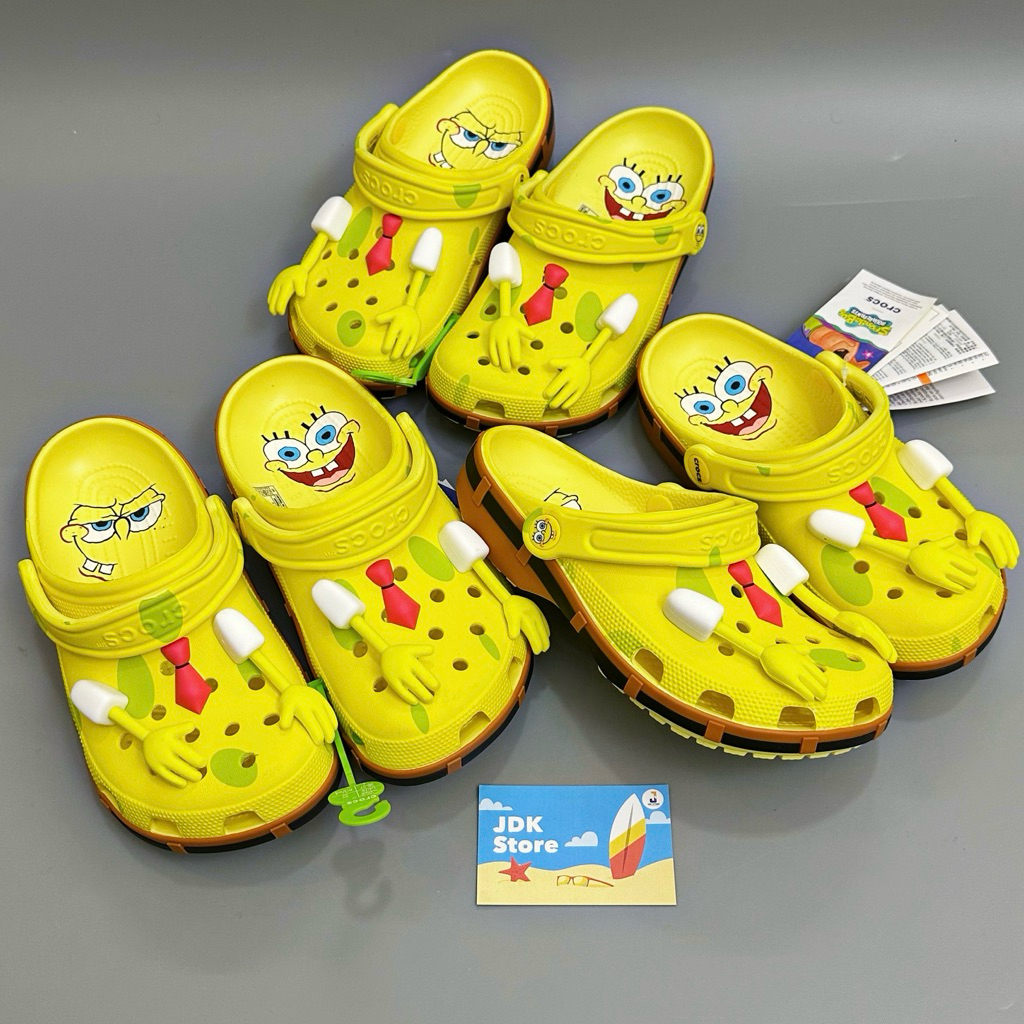 JDK Store_Dép CR Bọt Biển Spongebob Pa.trik Star