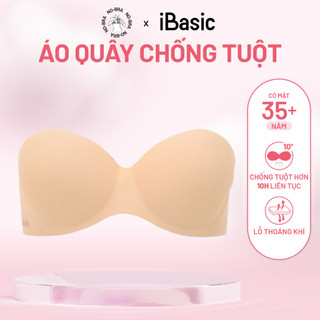   MUA 2 GIẢM 40%  Áo ngực quây chống tuột không dây iBasic có gọng cup ngang PK069 