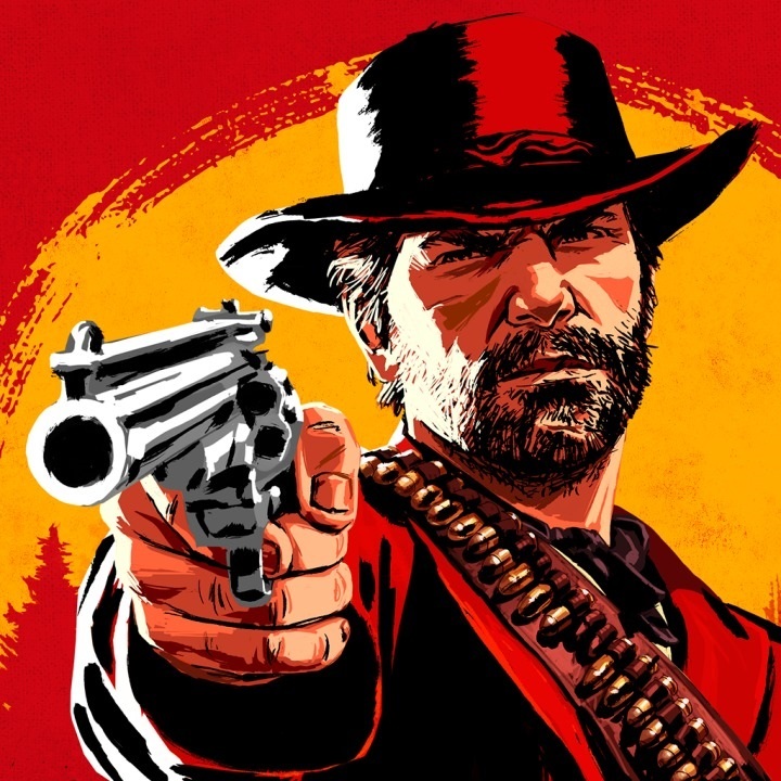 Đĩa game Red Dead Redemption 2.