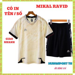  Nhận in tên số theo yêu cầu quần áo bóng đá Mikal Ravid in nhiệt không bong tróc bền màu sắc nét HUNGSPORT TN 