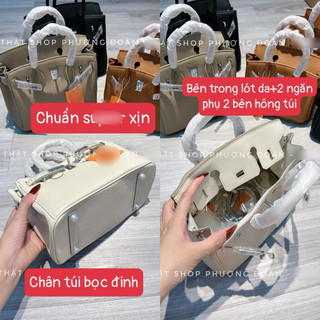 [BK] Túi Công sở size 20cm-25cm- 30cm da hạt gạo khoá trắng