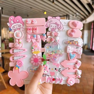 Set 14 kẹp tóc nhiều hình hoa quả trái cây đáng yêu ngộ nghĩnh cho bé gái_kẹp tóc xinh cho bé