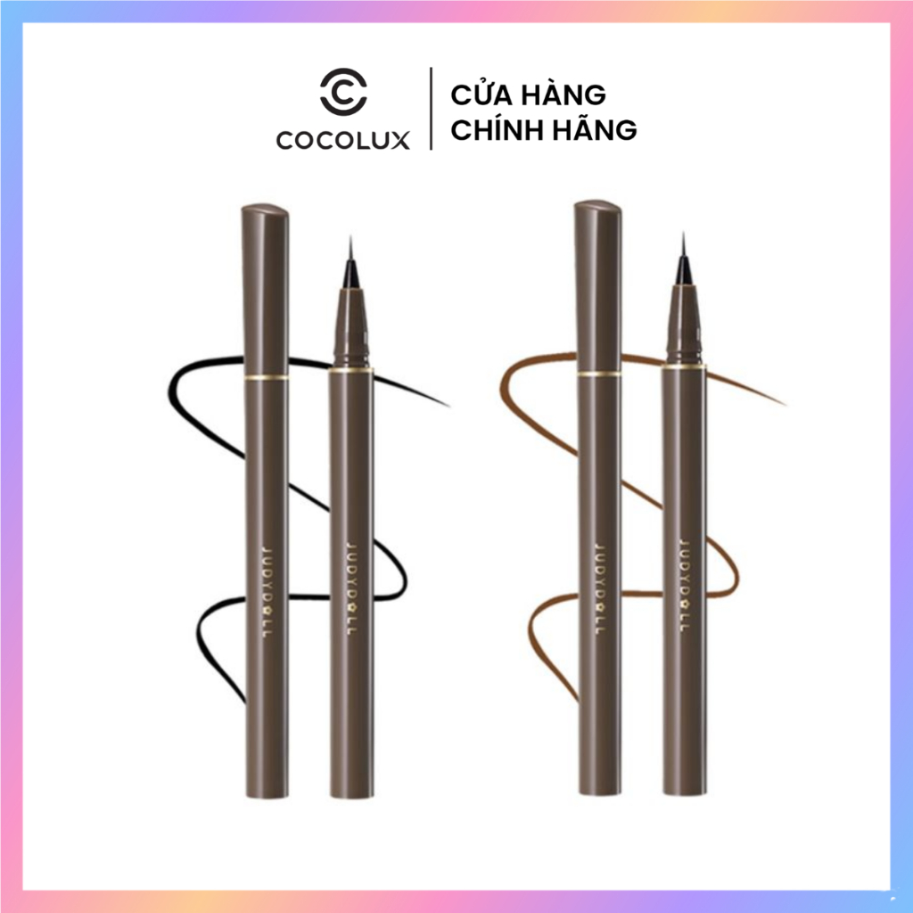 Kẻ Mắt Judydoll Slim Liquid Eye Liner Siêu mảnh Chống nước Lâu trôi Không lem 0,014mm
