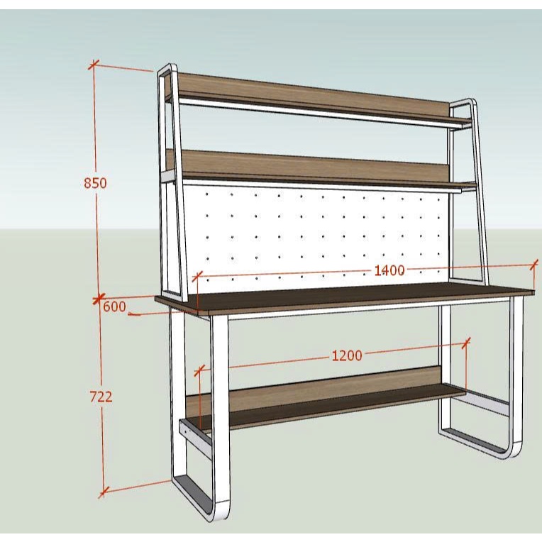 Bàn làm việc văn phòng có kệ sách BKT120 , bàn học , để máy vi tính cao cấp - Nội Thất Giá Xưởng | BigBuy360 - bigbuy360.vn